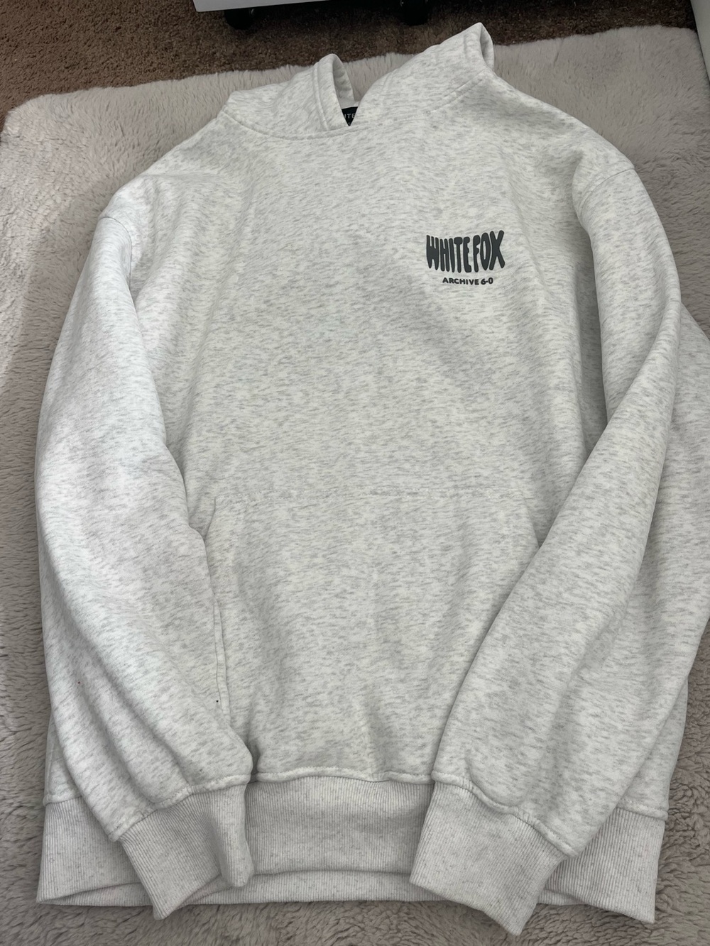 White Fox Gray Hoodie